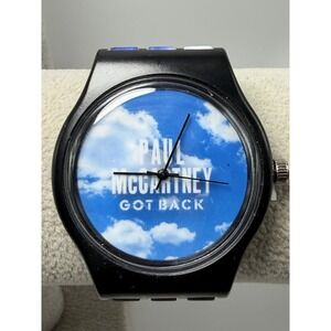 Paul Mccartney Got Back Unisex‎ Watch New Battery 41MM 8" Rubber Band